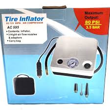 Toyota Double Function 12 Volt Portable Electric Car Air Pump Car Air Compressor Car Tire Air Inflator Deflator Car Tyre Air Inflator Deflator Pump Compressor Electric Air Blower Tool Kit Toolkit Car Air Pressure Gauge Car Gadgets Accessories
