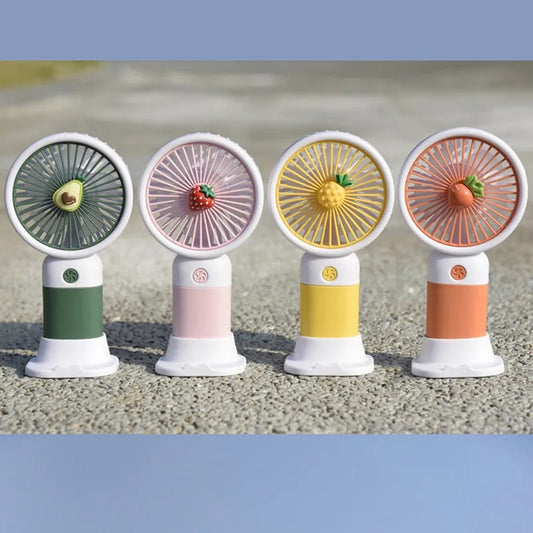 Mini Fan Rechargeable /Hanheld Desktop USB Fan Electric Portable Mini Desk Fan for Kids - Rechargeable USB Battery - Handheld Fan with Adjustable Speed - Versatile